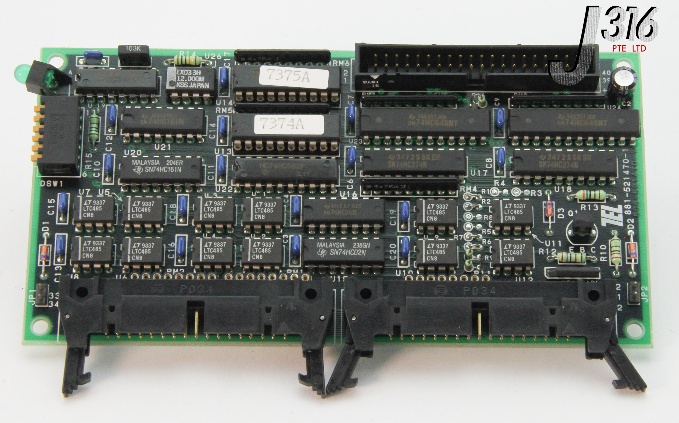 8093 TEL PCB VAC CONT BD 2 1808-022047-11 W/ PCB 881-521470-1 1881